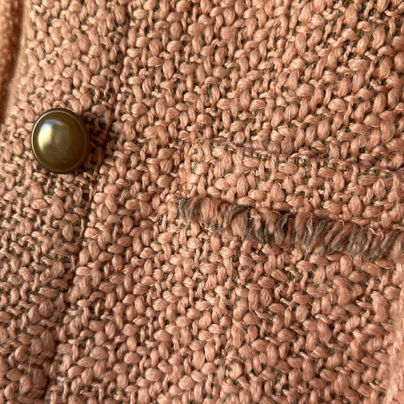 J. Crew Pink/Brown Tweed Blazer - Picture 4 of 10